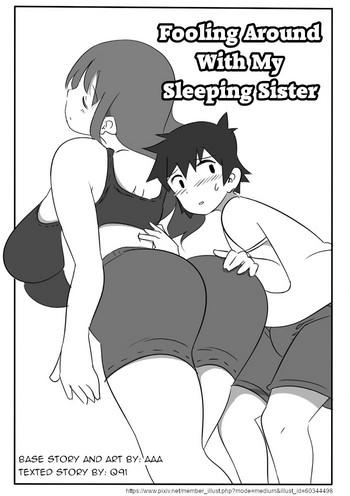 Teitoku hentai Fooling Around With My Sleeping Sister- Original hentai Cumshot
