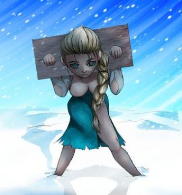 Bubble Butt Queen of Snow The Beginning- Frozen hentai Bigcock